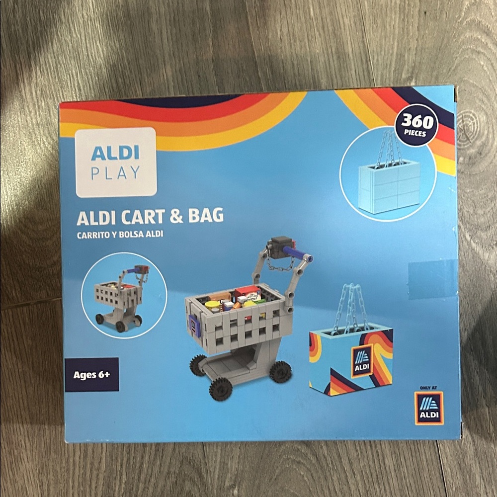 BRICK BUILDING BRAD NEW Play Cart & Bag Toy Set